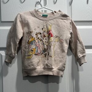 Kids Beige Winnie the Pooh Sweatshirt